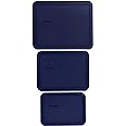 Pyrex 7212-PC (1) 1104628 11 Cup & 7211-PC (1) 1113820 6 Cup & 7210-PC (1) 1113816 3 Cup Blue Lid (3-Pack)