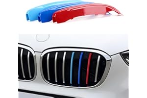 OYDDL 3 tiras para rejilla frontal compatible con X1 F48 2016 2017 2018 2019 accesorios estándar de rejilla renal -7 parrillas