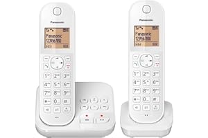 Panasonic KX-TGC 422 GW, schnurloses Telefon mit Anrufbeantworter und Zusatz-Set, weiss