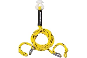 AIRHEAD Heavy Duty Tow Harness for 1-4 Rider Towable Tubes, Water Skis, Wakesurf Boards and Wakeboards, Multiple