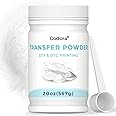 Godora DTF Powder White Digital Transfer Hot Melt Adhesive, DTF PreTreat Transfer Powder for Black or Dark Colored Garments, DTF Hot Melt Adhesive Powder for All DTF and DTG Printers, 567g - 20oz…