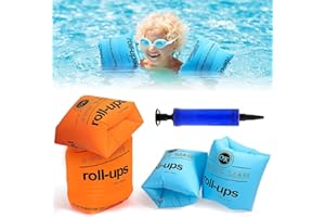 YEAPEAK Braccioli Bambini Swimming Arm Bands Gonfiabili Da Nuoto Braccioli Di Sicurezza Per Bambini Bracciali Gonfiabili Da Nuoto Galleggiante Braccioli Per Bambini e Neonati Di 3-9 Anni