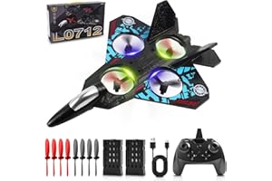 Afenau Samolot zdalnie sterowany, RC 2,4 GHz, 6-osiowy, 360° przestrzenny, dla dzieci