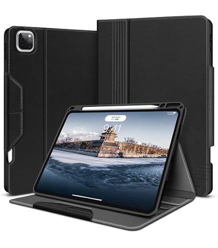 Housse Ultralégère Pour IPad 9e/8e/7e Génération 10.2” - Avec Porte-stylo Et Support Réglable Multi-angles
