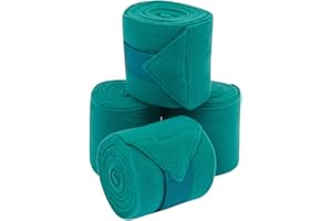 Saxon Coordinate Fleece-Bandagen, Packung mit 4 Stück