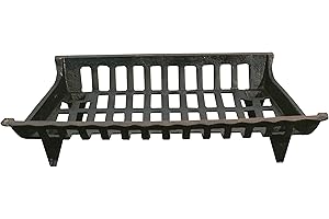 Panacea 15424 Cast Iron Fire Grate, Black, 24-Inch