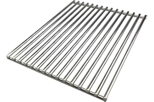 Grillfürst Edelstahl Grillrost für Broil King Monarch und Broil King Royal - pflegeleichtes Grillgitter mit 8 mm starken Streben, Ersatz Grillrost im Format 36,8 x 27 cm
