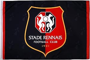 Stade Rennais Drapeau Rennes - Collection Officielle Football Club - 100 x 150 cm