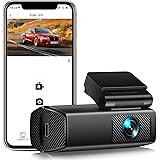 EUKI Dash Cam Front, 1080P Mini WiFi Dash Camera for Cars, Car Camera Dash with Parking Monitor, Super Night Vision, 170° Wid