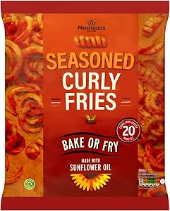 Morrisons Seasoned Curly Fries, 600g (Frozen)|200