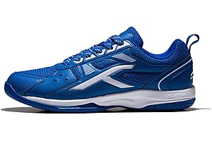 HUNDRED Raze Non-Marking Professional Badminton Shoes | Material Upper: Polyester, Sole: Rubber | Suitable for Indoor Tennis/Squash/Basketball & Padel