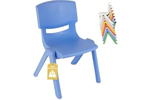 ‎BIECO Bieco Kinderstuhl ab 1 jahr bis 80 kg belastbar stapelbar | drinnen draußen gartenstuhl kinder stuhl kinderzimmer klappstuhl ab 3 jahre ab 2 jahre stuhl kinder hocker plastik kindersessel kleinkind