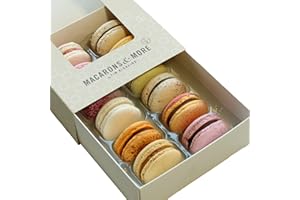 MACARONS & MORE Box of 12 Macarons