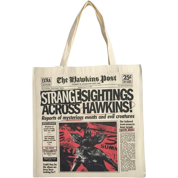 Stranger Things : Précommande du Tote Bag Upsidedown - France