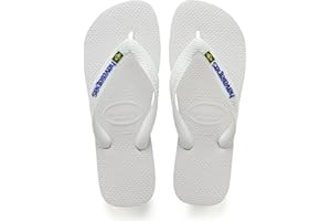 Havaianas - Brasil Logo, Infradito Iconiche, Comode E Resistenti, Strisce con la Bandiera Del Brasile E Suola Antiscivolo Con Strisce Colorate, Unisex Adulti