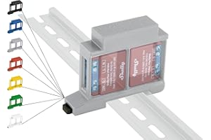 SHELLY HUTSCHIENENHALTER PW3D Hutschienenhalter/Adapter "Dual" für Shelly-MINI DIN Rail bracket (35mm) (Grau)