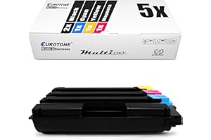 Eurotone 5x Toner nel set per Triumph-Adler P-C3060MFP P-C3061DN P-C3065MFP sostituito PK5011 CKMY