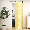 TOIMIOTOIM 3FT/36" Bi-Folding Sliding Barn Door Hardware Kit,Heavy Duty Roller Track Kit for 2 Doors Side Mounted,Smoothly and Quietly,Easy to Install,No Door Panel,Black