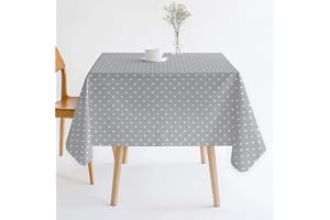 Home Direct Rektangulär laminerad vaxduk vaxduk 140 x 240 cm prickar liten