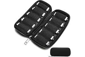 INHEMING Etui na pamięć USB, wodoodporna torba podróżna na dyski flash USB/pendrive/dysk U