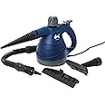 Ovation 1000W Lightweight Multi-Functional Handheld Steam Cleaner with 8 Accessories, Blue