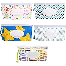 5 Portas Salviette Umide Riutilizzabili - Ecologici, Pratici Per Viaggi E Bambini