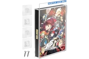 CaSZLUTION Steelbook Protector Case, 3mm Thick Acrylic Display Case for 4K UHD, Blu-Ray, SteelBook, MetalPak, uturePak, IronPack Cases (1 Pack)
