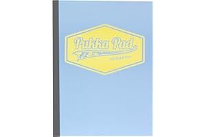 PUKKA UK Pukka Blue A4 Refill Pad Pastel Colour 400 Pages