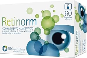 KDJMDL NTC Pharma RETINORM Complemento Alimenticio 60 cápsulas 600mg