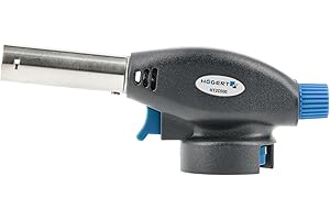 HÖGERT TECHNIK Högert Tecnica - Bruciatore a Gas per Uso Domestico con Accensione Piezoelettrica per Saldatura, Gastronomia, Pesca, Artigianato e Officine Automobilistiche