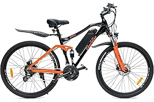 E MOTORAD - RIDE THE ELECTRIC REVOLUTION EMotorad EMX+ | Bicicleta Eléctrica Todoterreno para Adultos | Neumáticos CST 27.5" | Motor 36V 250W | Batería Extraíble | Suspensión Doble | Frenos de Disco Mecánicos | Pantalla LCD