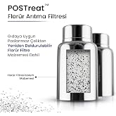 PHOENIX GRAVITY POSTReat &Ccedil;elik Flor&uuml;r Giderici Filtre Kartuşları - 2 Adet AISI 304 Paslanmaz &Ccedil;elik PF-4 Filtre Kartuşu, Flor&uuml;