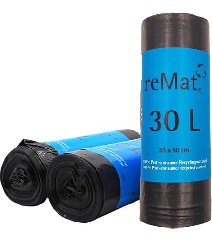 25 Sacs Poubelle à Liens Coulissants Stop-odeurs 5L (Alfapac