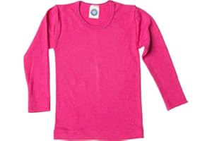 Cosilana, Kinder Unterhemd Langarm, 70% Wolle (kbT), 30% Seide