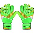 flintronic Football Goalkeeper Gloves Boys Kids Children Youth, Football Goalkeeper Gloves Kids, Football Training Goalie Gloves with Non-Slip Material & Double Wrist Protection, Size 5/6/7