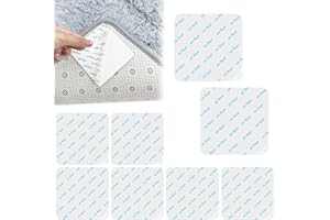 AETHERAURORA 8 Stück Teppich Antirutschunterlage für Teppich, Teppichgreifer Antirutschmatte, Waschbare Teppichklemmen, Wiederverwendbare, Antirutschmatte für Hartholzböden, Rutsch Teppichunterlage (10×10cm)