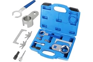 MOTOCOCHE 7PCS Herramientas Árbol Levas Ajuste Herramienta Bloqueo del árbol de Levas del Motor Compatible con Volkswagen VW LT Transporter 2.4 Crafter 2.5D SDI TDI TDICR Diesel