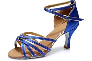 PADGENE Chaussures de Jazz pour Femmes, Baskets à Lacets-Coussin Respirant Dames Semelles Divisées Chaussures de Danse de Marche Sportive