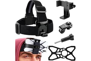 SUQ Multifunctional Mobile Phone Headrest Strap Holder Adjustable Mobile Phone Clip Holder Hand Selfie Fixing Holder Fit for Sports Camera, Hand etc., Action Camera Straps, Action Camera Accessories