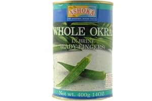 TRS Ashoka lata de Okra 400g Ladyfingers verdura India alimentos