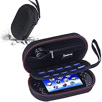 Smatree Housse PS Vita, Étui de Transport Compatible pour PS Vita, PS Vita Slim, PSP 3000 (sans Couvercle) ,Console et Access