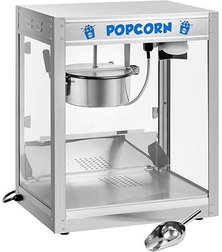 Macchina Popcorn Professionale HENDI - 1500W, Cassetto Raccogli Briciole, Acciaio Inox E Vetro - Foto 2