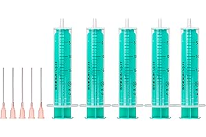 MEDIXX BY NATUREPHARM MedixX zestaw strzykawek z tępą igłą, różne rozmiary, do hobby i majsterkowania, strzykawki pojedynczo sterylnie zapakowane (5 x 20 ml strzykawki i 5 x igła)