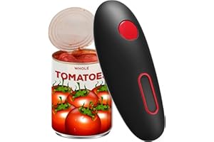 kieyeeno Apriscatole Elettrico, l'apertura Automatica One-Touch per Anziani Bambini Elettrico Can Opener, Apriscatole Sicuro Liscio Senza Spigoli Vivi