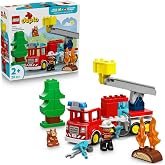 LEGO DUPLO Kasabası Hortumlu İtfaiye Aracı ve İtfaiyeci 10473-2 Yaş ve &Uuml;zeri &Ccedil;ocuklar i&ccedil;in İtfaiyeci Fig&uuml;r&uuml;, Sincap, Balta ve