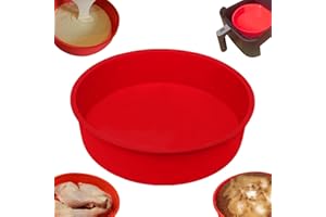 DASHOS Moule gateau air fryer Moule air fryer Accessoires air fryer Moule à pâtisserie 20,5 cm Compatible avec les friteuses à air COSORI 5.5 L et COSORI 6.4 L Moule à gâteau. moule cake air fryer 1 unité