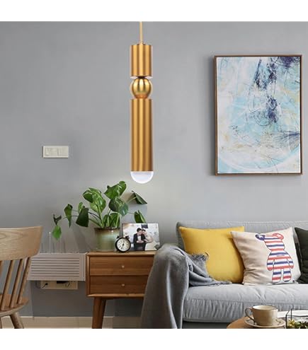 Lampadario A Sospensione Cilindrico Nero - LED COB 3 Temperature Colore (3000K/4500K/6000K), Per Isola Cucina O Bar, Confezione Da 3