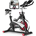 JOROTO X2PRO Bluetooth Exercise Bike for Home Use - Magnetic Belt Drive Indoor Cycling Bike with 16 KG Flywheel, 150 KG Weigh