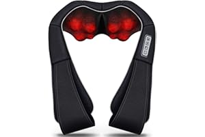 VIKTOR JURGEN Shiatsu Neck Massager with Heat – Pain Relief for Neck, Shoulder & Back | Gifts for Men, Women, Mom, Dad, Husband, Wife | Ideal for Christmas, Birthdays
