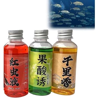 Booster D'appât De Pêche - Lot De 3 Flacons 60ml, Parfums Attractifs Pour Truite, Carpe, Perche... - 3